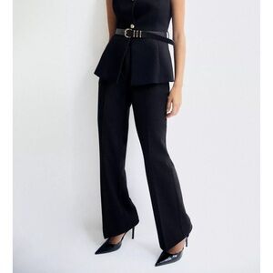 NWT Flared High-Waisted Pants